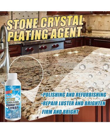 Stone Stain Remover Cleaner Marble Crystal Nano Plating Stone Agent - Marble Cleaner for Stone Granite Marble Slate Limestone Ceramics - Buy Online on GoSupps.com