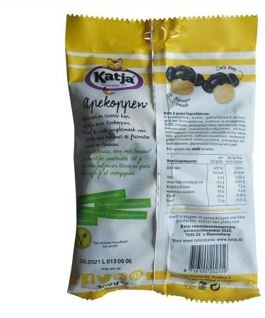 Katjes Licorice | Katjes Monkeys | Licorice Banana Flavored Candy | Dutch Licorice | 10.5 Ounce - Buy Online on GoSupps.com