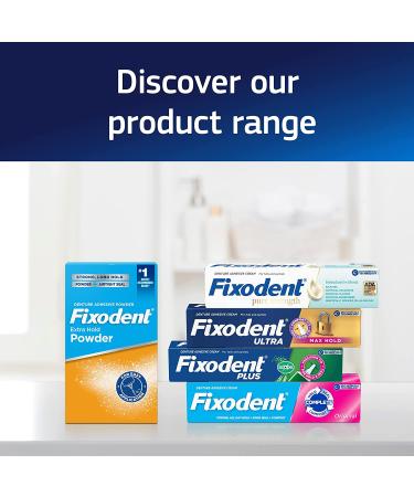 Fixodent Original Secure Denture Adhesive Cream 2.4oz (Pack of 5) - For Full & Partial Denture Wearers - Buy Online on GoSupps.com