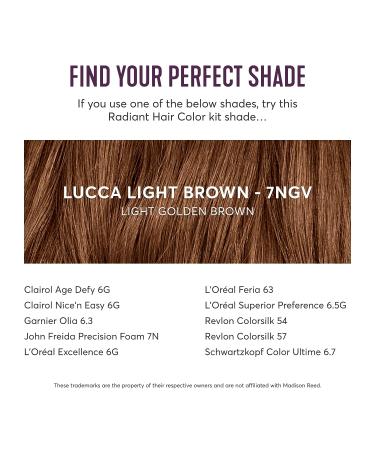 Madison Reed Radiant Hair Color Kit - Shades of Black - Lucca Light Brown 7NGV - Buy Online on GoSupps.com