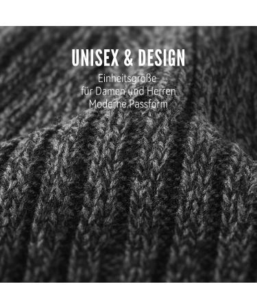 OZERO Winter Beanie Hat | Thermal Knitted Running Hat for Men & Women - Gray Thick Thread One Size - Shop Now! - Buy Online on GoSupps.com