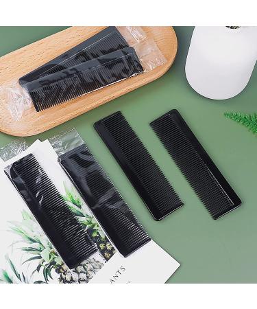 100 Pack Individually Wrapped Pocket Hair Combs - Fine Combs for Pet Dog Grooming, Black - Eco-Friendly Bulk Option - Buy Online on GoSupps.com