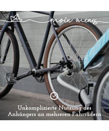 Moin Minis Adapter for Croozer Bicycle Trailers | Universal Stainless Steel Axle Adapter | Compatible with 2015 Models | Silver - Buy Online on GoSupps.com