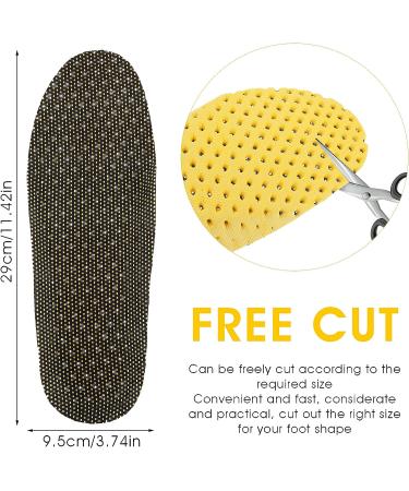 Plantar Fasciitis Sports Insoles for Men & Women - Arch Support Inserts for Flat Feet - Shock Absorbing Comfort - Cut-to-Fit Design - Size Men US 8-11 - Buy Online on GoSupps.com