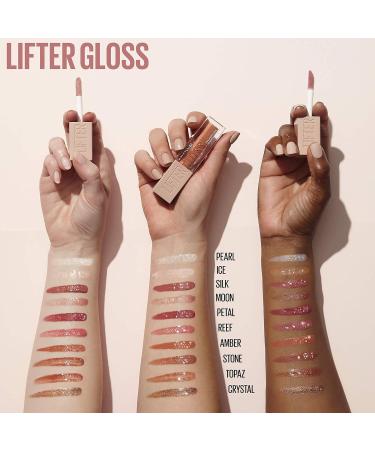 Maybelline New York Lifter Gloss Plumping & Hydrating Lip Gloss with Hyaluronic Acid - Shade 002 Ice - 5.4 ml (Pack of 1) - Buy Online on GoSupps.com
