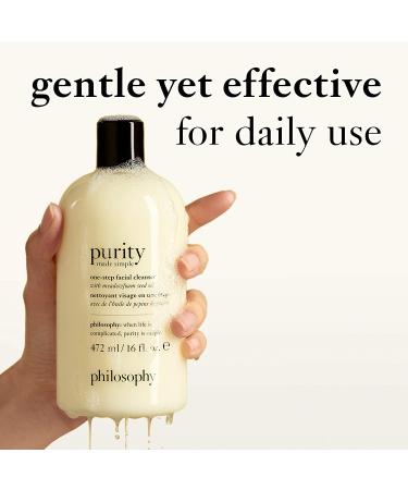 Philosophy Purity Made Simple One-Step Facial Cleanser 22 Fl Oz - Original Formula - Buy Online on GoSupps.com