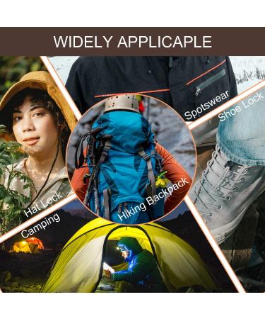 20 Pack Plastic Cord Lock Ends - Replacement Spring Stop for Paracord, Drawstrings, Elastic Shoeslace, Clothing, Bags - Toggle Stopper Accessories - Buy Online on GoSupps.com