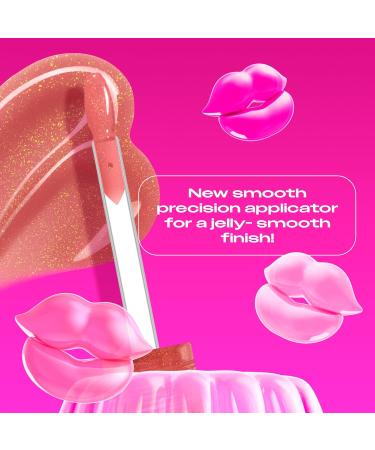 NYX Professional Makeup Jelly Job - Gloss haute brillance - Effet lissant - Sensation de confort - L vres visiblement hydrat es - Parfum Cerise - Teinte : Honey It's Jelly 05 Honey It's Jelly - Buy Online on GoSupps.com