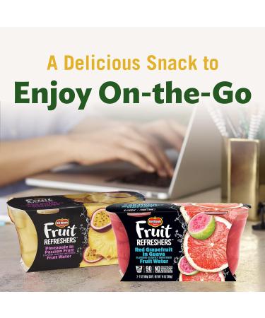 Del Monte Red Grapefruit in Guava Fruit Water Cups 7oz (2 ct, Pack of 6) - Refreshing Snack - Buy Online on GoSupps.com
