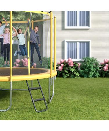 2-Step Wide Climbing Ladder for Trampoline - Black | Gardenature Replacement Parts - Buy Online on GoSupps.com