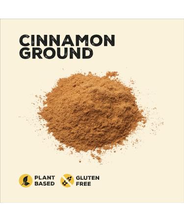 Cinnamon Ground 500g - Gluten-Free Vegan Seasoning Spices for Cooking, Baking, Grilling - Nature Kitchen - Buy Online on GoSupps.com