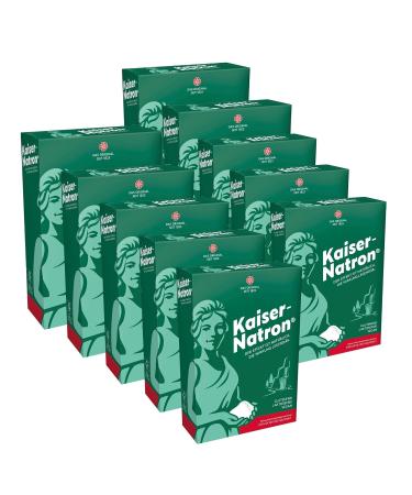 Emperor Natron Powder 10 x 250g | Pure Gluten-Free Sodium Hydrogen Carbonate for Kitchen & Household | Vegan & Lactose-Free + Zama4Zingo Card - Buy Online on GoSupps.com