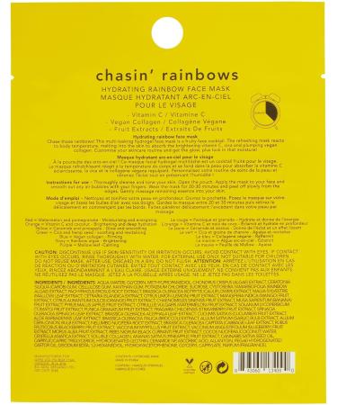 Holler and Glow Chasin' Rainbows Printed Hydrogel Face Mask - Buy Online on GoSupps.com