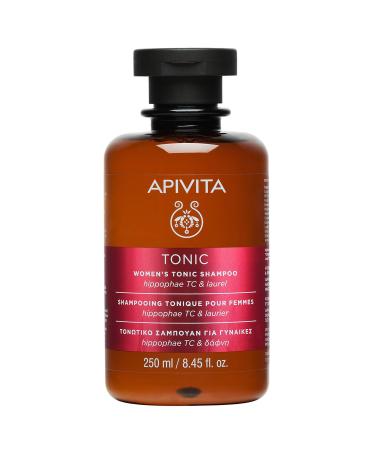 APIVITA Women's Tonic Shampoo 8.45 fl.oz. | Hippophae  Vitamin A & E Natural Women's Shampoo that Promotes Hair Growth and Strengthens Hair to Prevent Hair Loss (Shampoo) - Buy Online on GoSupps.com