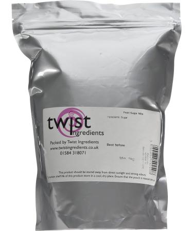 Twist Ingredients Sugar Crunch Pearl Sugar Nibs 800g Pouch - Ideal for Cakes, Ice Cream & Chocolate (White Sugar Crystals) - Buy Online on GoSupps.com