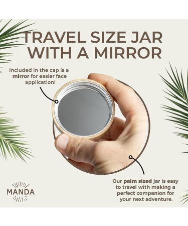 MANDA Organic Sun Paste SPF 50 - Reef & Ocean Safe Sunscreen for Active Lifestyles - 1.4oz - Buy Online on GoSupps.com