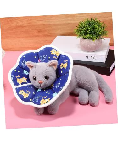 Sosoport Soft Cone for Cats Cat Donut Cat Cone Alternative Cat Cones After Surgery Waterproof Composite Cloth 26.00X26.00X0.70CM As Shown - Buy Online on GoSupps.com