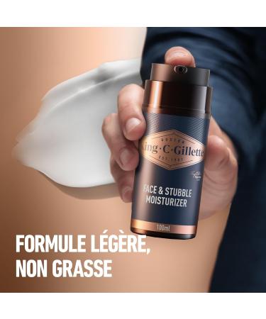 Gillette King C Men's Moisturizing Cream For Face And Short Beard Softens Skin Infused With Signature Fragrance With Notes - Buy Online on GoSupps.com