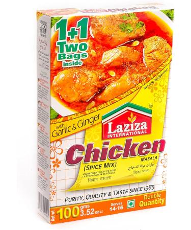 Laziza Chicken Spice Mix | Chicken Masala | Easy Cook | 100g - Buy Online on GoSupps.com