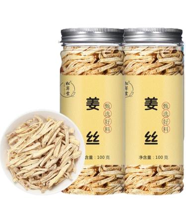  HQZMCTE Premium Herb Tea Ginger Tea 100g/3.52oz Small Grated Dried Ginger Tea With Water Infused Yellow Ginger - Buy Online on GoSupps.com