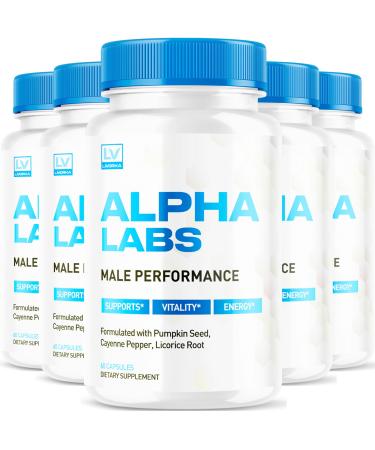 (5 Pack) Alpha Labs Alpha Labs Capsules AlphaLabs Alfa Labs Alpha Labs Max Performance Advanced Formula Alpha Labs Alpha Strenght Labs Alpha Lab Alfa Labs Capsules 300 Capsules for 5 Months