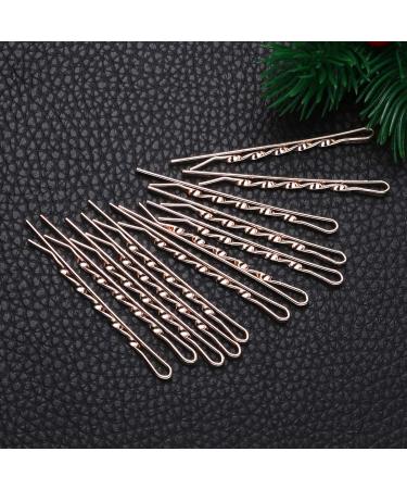 Lurrose 72pcs Rose Gold Alloy Wave Hairpins | Minimalist Bobby Pins for Women - International Shipping - Buy Online on GoSupps.com