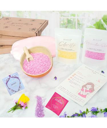 Bellalisia Self Care Gift Set - Natural Bath Salts for Mindfulness & Wellbeing | Perfect for New Moms, Baby Showers, or Get Well Soon - Buy Online on GoSupps.com