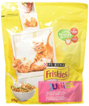 FRISKIES 375 Gr. Secco Junior Pollo-Latte-Verdure cat food