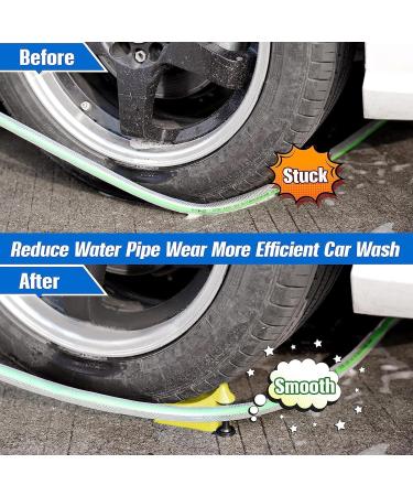 Samuliy Hose Guide for Car Wash Anti-Friction Washer Hose Protection for Garden Watering - Avoid Snagging Stucking Under Tire or Wheels for Agriculture Car Washing Gardening Yellow - Buy Online on GoSupps.com
