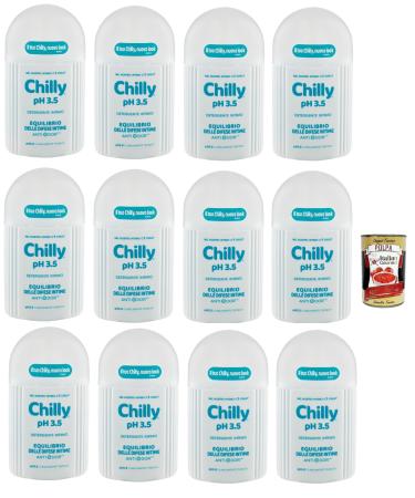 Italian Gourmet E.R. Chilly Intimate Cleanser pH 3.5 Intimate Defence Balance with Anti-Odour Acid pH Formula for Stimulation 12 x 200 ml + Italian Gourmet Polpa 400 g
