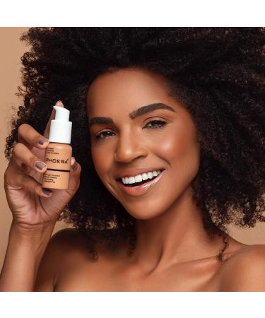 PHOERA Fond de Teint PHOERA Foundation imperm able Professional Makeup Fond de Teint Liquide Couvrant Tenue 24h - Matte & Poreless Finish (103+104/Warm peach+Buff Beige) 30 g (Lot de 1) 2pcs-103+104/Warm peach+Buff Beige - Buy Online on GoSupps.com