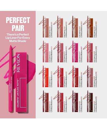 REVLON ColorStay Limitless Matte Liquid Lipstick 010 Top Talent - Longwear Waterproof Vegan Formula Comfortable & Lightweight | 0.17 fl oz - Buy Online on GoSupps.com