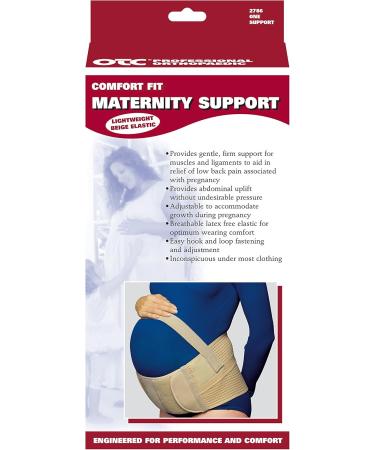 Shop OTC Maternity Support - Abdominal Uplift Panel & Lower Back Cradle (Beige Medium) - International Shipping Available - Buy Online on GoSupps.com