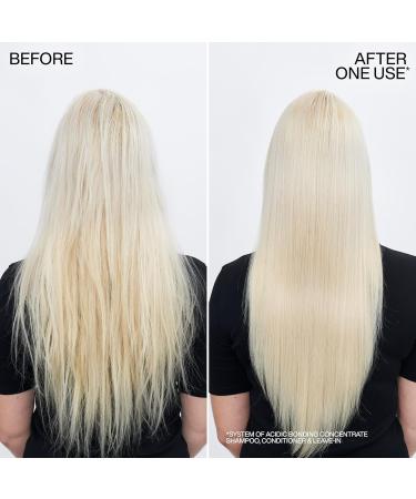 REDKEN - Shampoing Acidic Bonding Concentrate - Nettoie R pare & Prot ge - 56% de Casse en Moins - 82% de Fourches en Moins - Cheveux 11x Plus Lisses - Cheveux Secs & Abim s - 300 ml Recharge Shampoing 500 ml - Buy Online on GoSupps.com