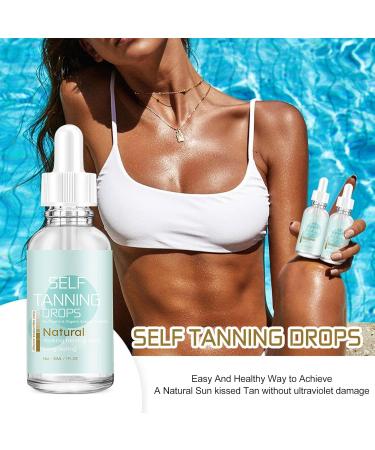  Fyearfly 30ml self-tanning drops easy to absorb soft and gradual tanning drops for the body for women and men - Buy Online on GoSupps.com