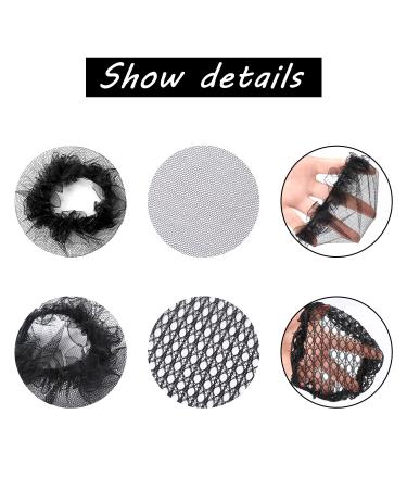 8PCS Ballet Hair Nets for Women and Girls | Elastic Mesh Hair Bun Covers - Buy Online on GoSupps.com