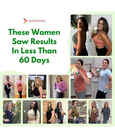 VoomVaya MenoSlim - Advanced Menopause Weight Loss Supplement for Women | Relief from Hot Flashes Bloating & Fatigue | 60 Capsules - Buy Online on GoSupps.com