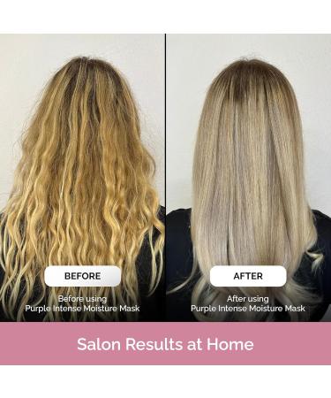 FUL Purple Intense Moisture Hair Mask Made in UK | Purple Hair Mask for Blonde Hair | Deep Conditioning Hair Mask for Dry Hair | Blonde Hair Mask | Hydrating Hair Mask | Hair Mask for All Hair Types For Blonde Hair (Purple) - Buy Online on GoSupps.com