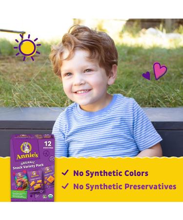 Annie's Cheddar Bunnies & Bunny Grahams Variety Pack - 12 ct | Tasty Organic Snacks - Buy Online on GoSupps.com