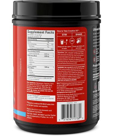 Six Star Creatine Powder X3 | Creatine HCl & Monohydrate | Muscle Recovery Supplement | ICY Snow Cone Flavor | 30 Servings - International Shipping Available - Buy Online on GoSupps.com