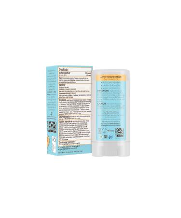 Babo Botanicals Baby Face Mineral Sunscreen Stick SPF 50 - 70% Organic Ingredients, Zinc Active, Water-Resistant, Reef-Friendly, Fragrance-Free - 0.6 oz - Buy Online on GoSupps.com