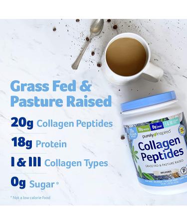 Purely Inspired Collagen Peptides Unflavored 1 lb - 100% Pure Protein Supplement - Buy Online on GoSupps.com