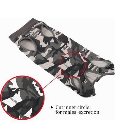 Buy Doton Hospital Suit for Dogs & Cats | Wound Protection Medical Clothing & Recovery Wear (XXXL Camouflage) - Buy Online on GoSupps.com