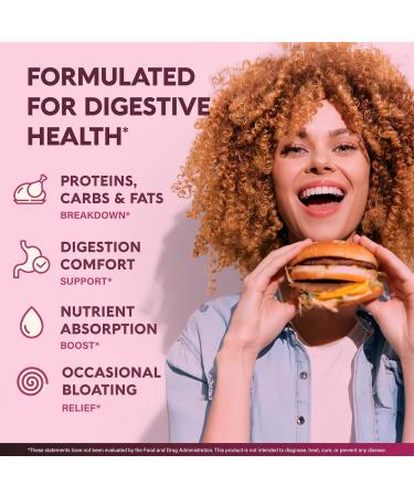Digestive Enzymes for Women - Multi Digestive Enzymes | Papaya | Bromelain | Probiotic & Prebiotics - Gut & Digestion Support Bloating Relief - Vegan Lab Tested - Made in USA - 90 Capsules One/Day - Buy Online on GoSupps.com