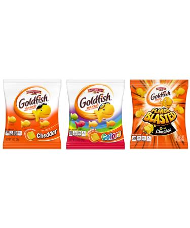 Pepperidge Farm Goldfish Variety Pack Crackers, 37.6 Ounce Snack Packs, 40 Count Box - Buy Online on GoSupps.com