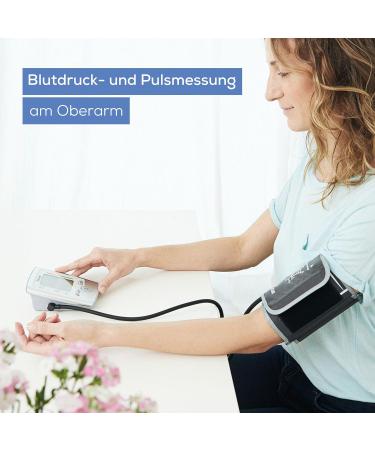 Beurer BM 35 Upper Arm Blood Pressure Monitor - Accurate Risk Indicator & Arrhythmia Detection | 2x60 Memory | Fits 22-36 cm Circumference - Buy Online on GoSupps.com