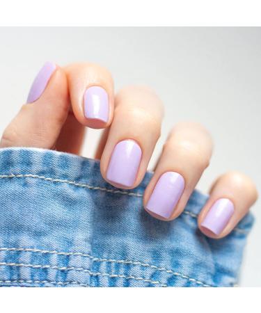 AVOA Beauty Nail Foil - I Lilac You | Opaque Pastel Purple Self-Adhesive Nail Wraps | Long-Lasting Design | 16 Pack - Buy Online on GoSupps.com