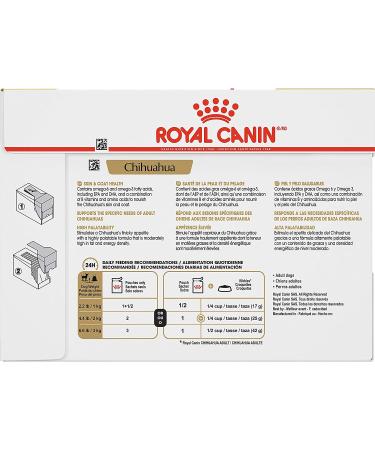 Royal Canin Chihuahua Adult Wet Dog Food 3 oz (Pack of 12) - Breed Health Nutrition Loaf in Sauce - Buy Online on GoSupps.com
