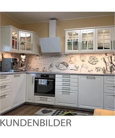 Premium Self-Adhesive Kitchen Wall Sticker - Glass Look - 60x280cm - Durable Hard PET for Breakfast Decor - International Shipping Available - Buy Online on GoSupps.com