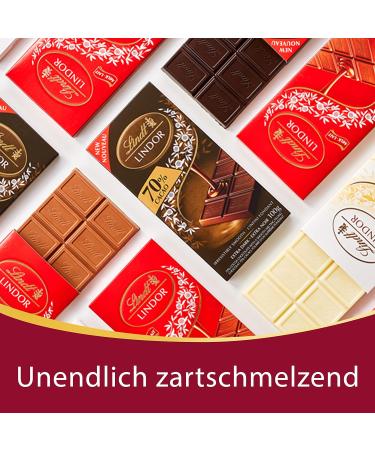 Lindt Double Chocolate 100g - Finest Whole Milk Chocolate with Dark Filling | Premium Chocolate Gift Promotion - Buy Online on GoSupps.com